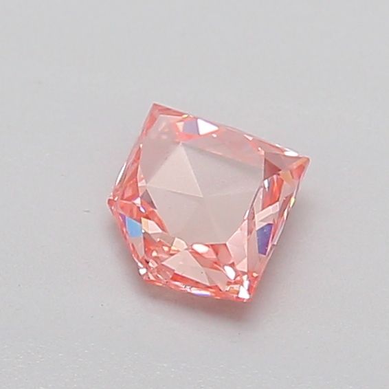 0.39 CT Fancy Intense Pink PENTAGONAL