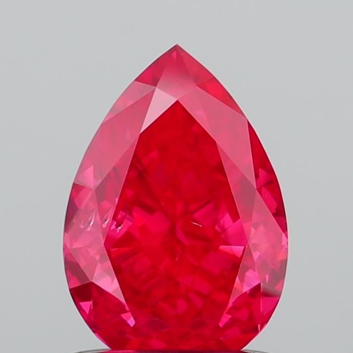 1.01 CT Fancy Vivid Red PEAR