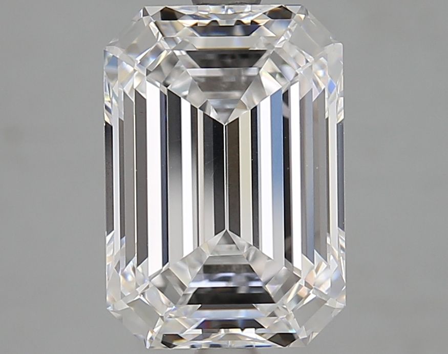 Diamant Émeraude 4.20 ct - Couleur D - Pureté VVS1