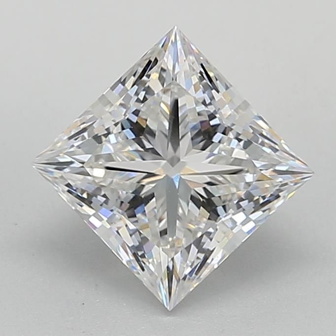 2.57 ct. princess Lab Grown Diamond front image
