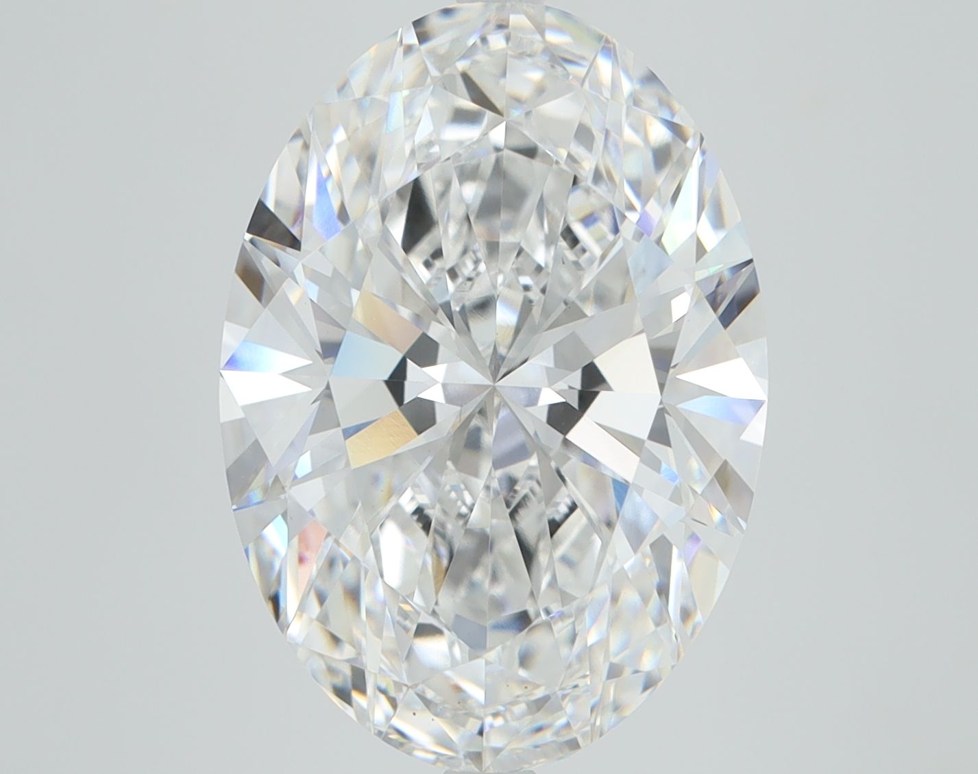 7.08 ct. oval Lab Grown Diamond front image
