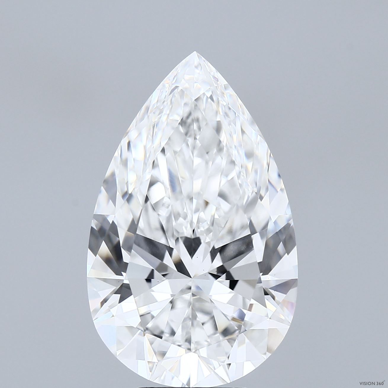 8.03 ct. pear Lab Grown Diamond front image