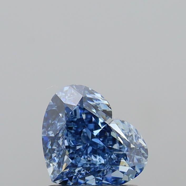 1.29 CT Fancy Vivid Blue HEART