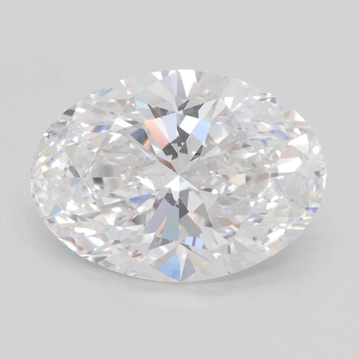 5.15 ct. oval Lab Grown Diamond front image