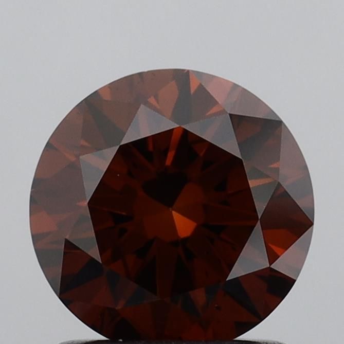 1.11 CT Fancy Deep Orangey Brown ROUND