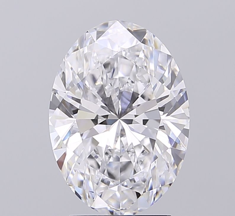 3.01 ct. oval Lab Grown Diamond front image