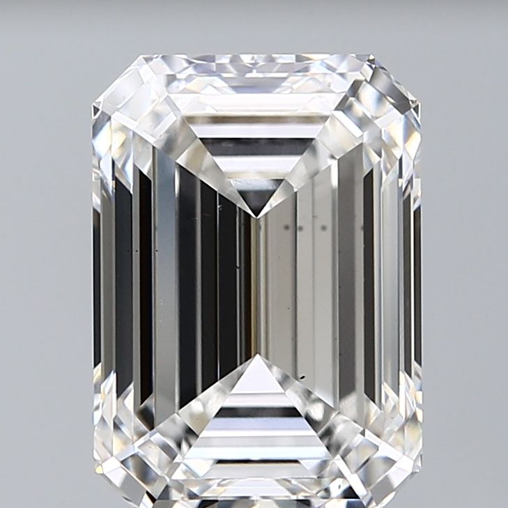 5.42 ct. emerald Lab Grown Diamond front image