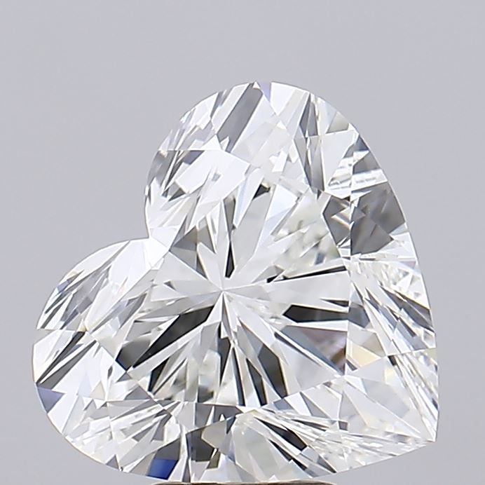 6.51 ct. heart Lab Grown Diamond front image