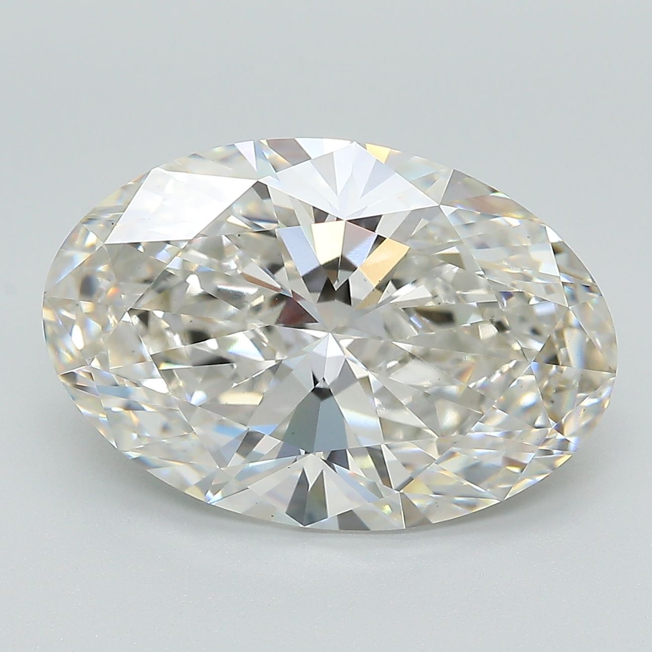 7.24 ct. oval Lab Grown Diamond front image