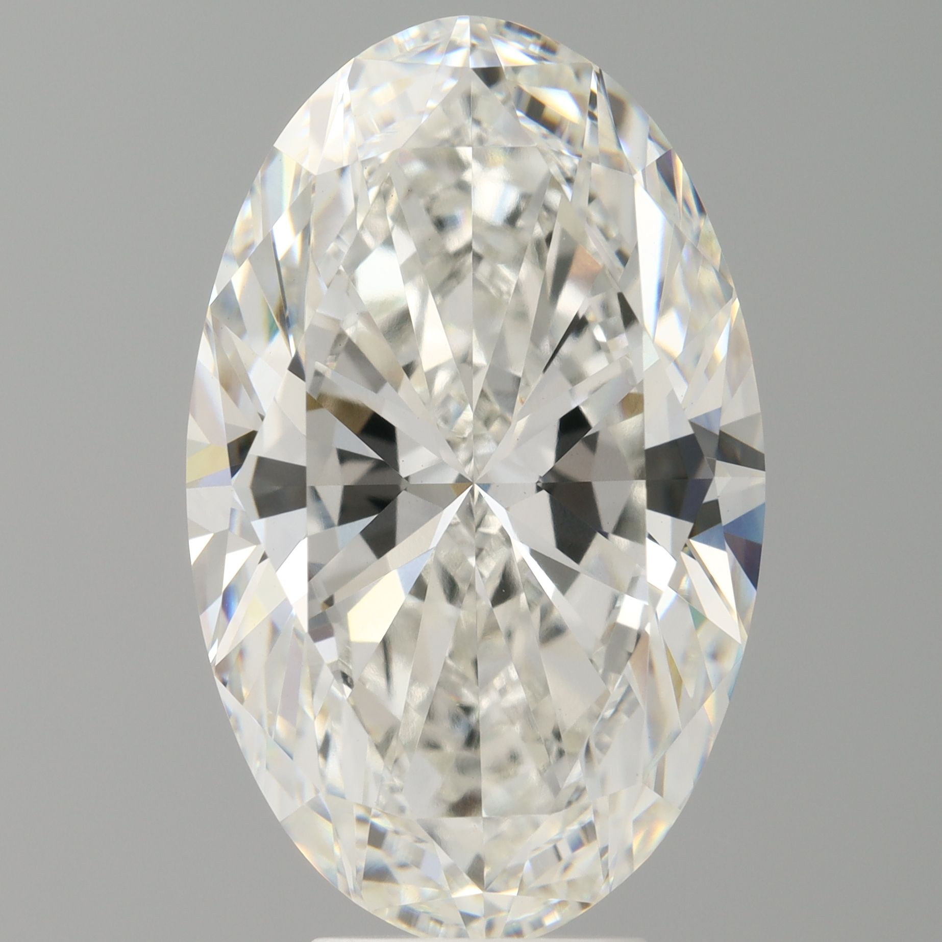 7.02 ct. oval Lab Grown Diamond front image