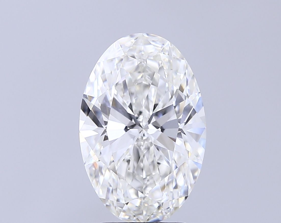 4.08 ct. oval Lab Grown Diamond front image