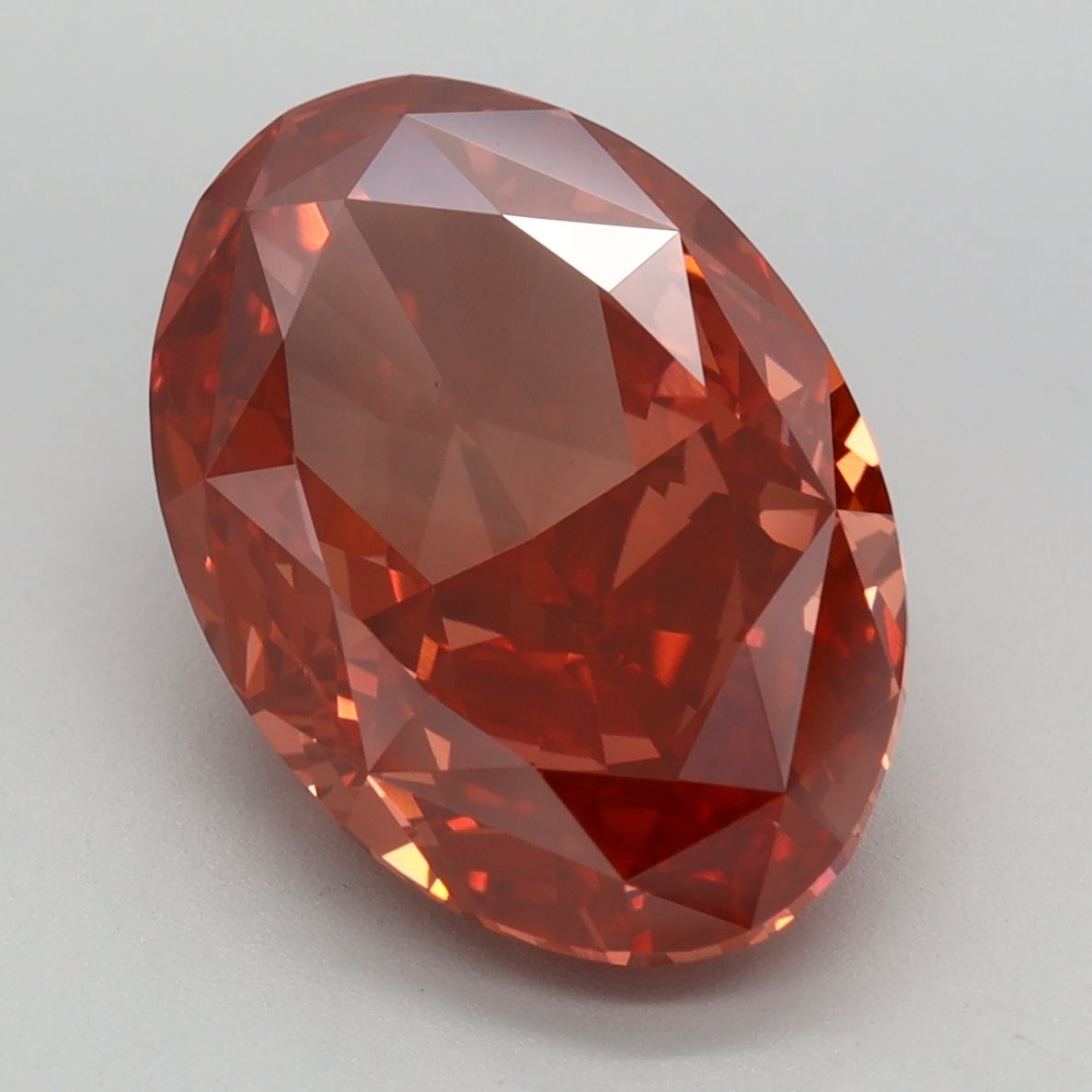 4.90 ct. oval Lab Grown Diamond front image