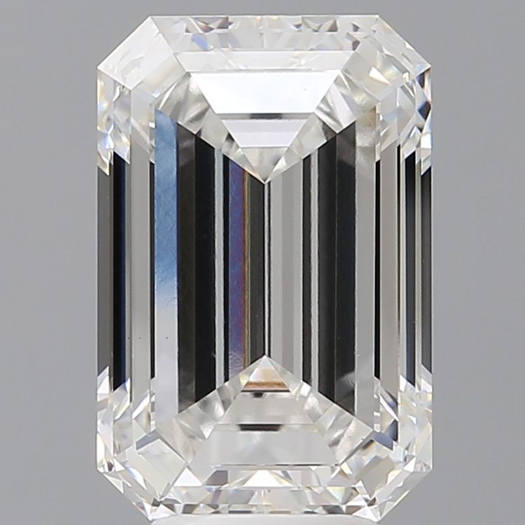 6.03 ct. emerald Lab Grown Diamond front image