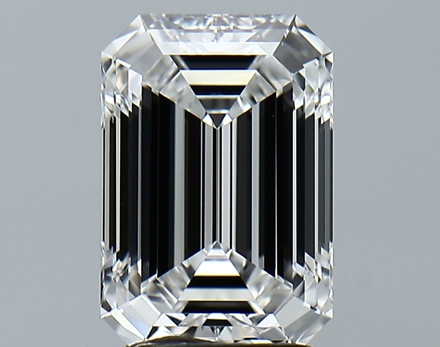 3.04 ct. emerald Lab Grown Diamond front image