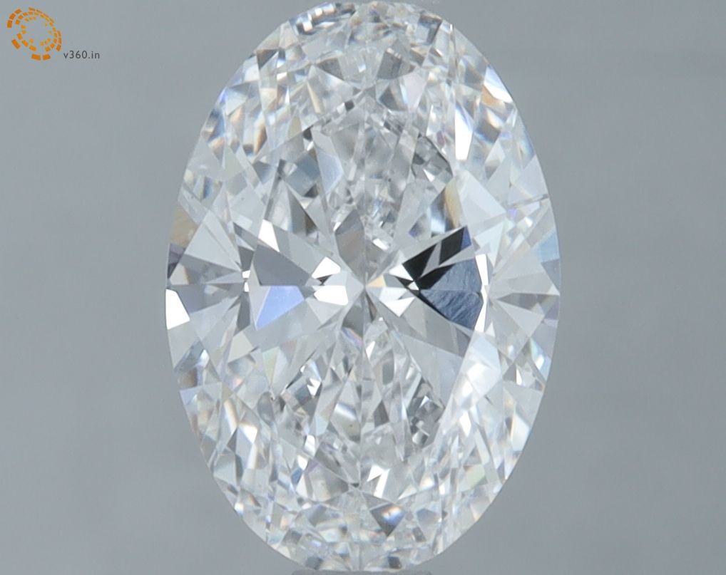 1.02 ct. oval Lab Grown Diamond front image