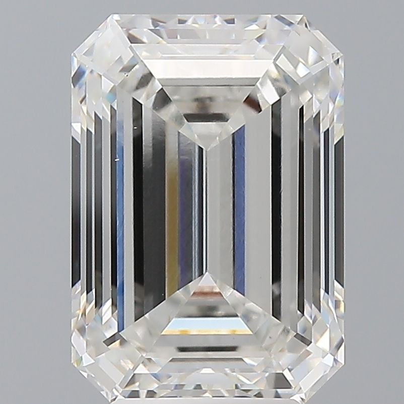 5.04 ct. emerald Lab Grown Diamond front image