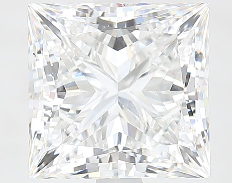 3.74 ct. princess Lab Grown Diamond front image
