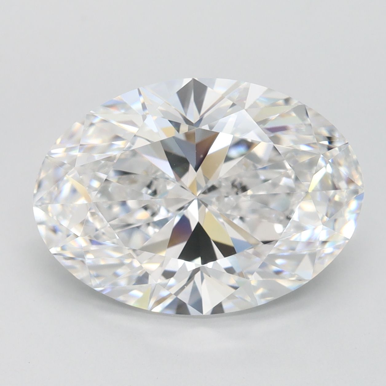 4.10 ct. oval Lab Grown Diamond front image