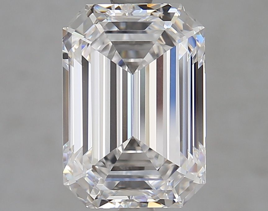 Diamant Émeraude 4.01 ct - Couleur D - Pureté VVS2