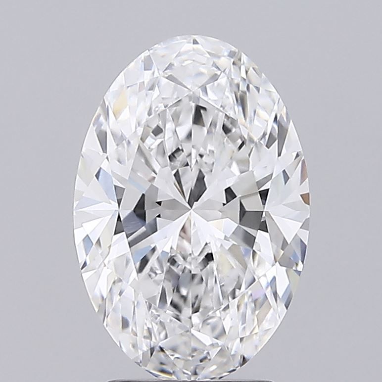 3.02 ct. oval Lab Grown Diamond front image