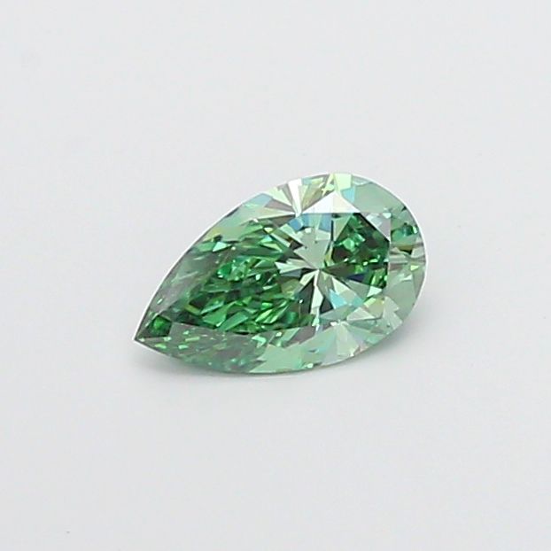 1.07 CT Fancy Vivid Green PEAR