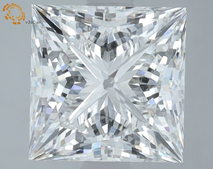 2.57 ct. princess Lab Grown Diamond front image