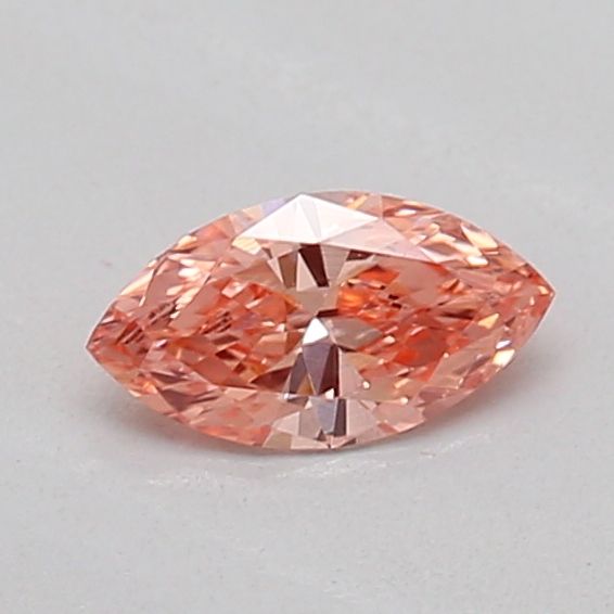0.17 CT Fancy Vivid Brownish Pink MARQUISE