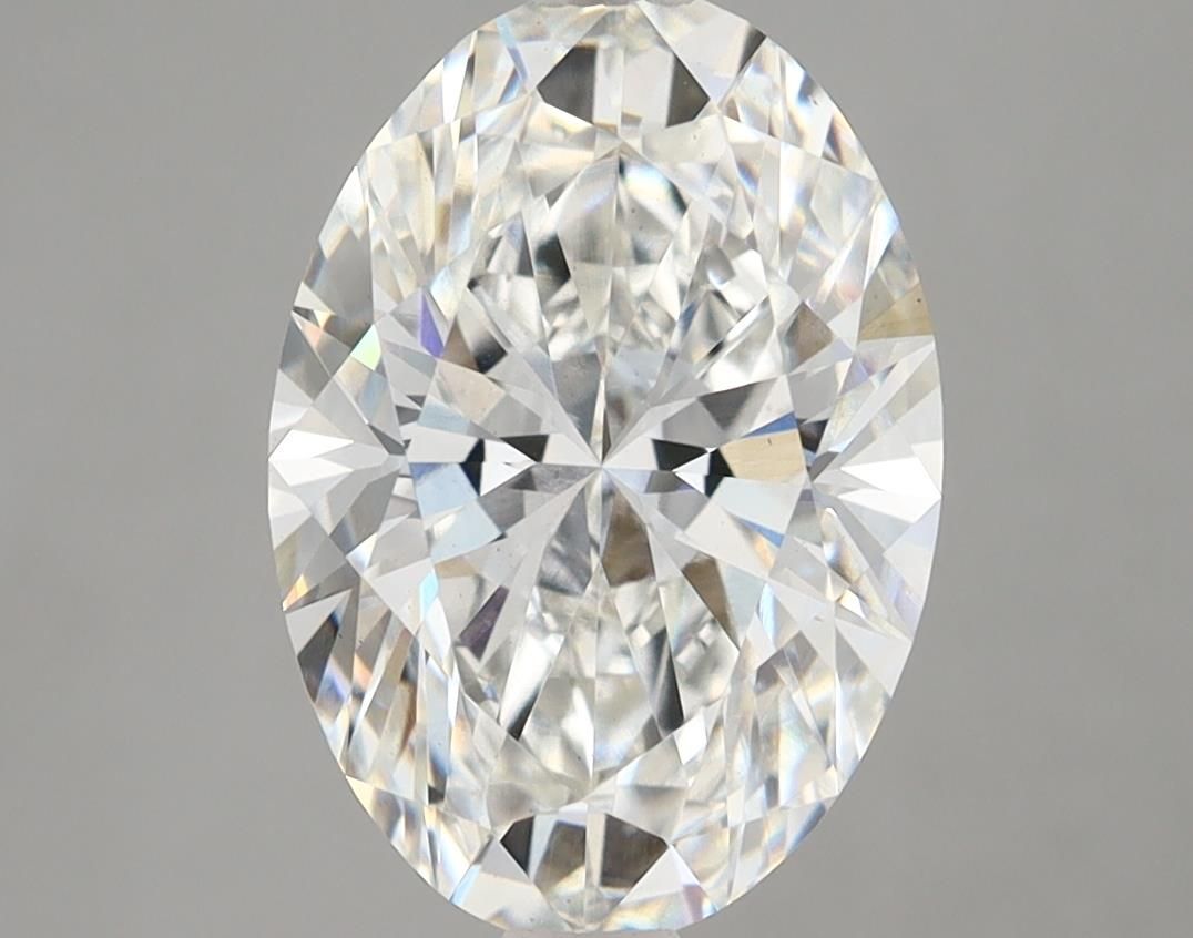 3.25 ct. oval Lab Grown Diamond front image