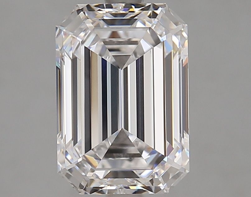 Diamant Émeraude 3.13 ct - Couleur D - Pureté VVS1