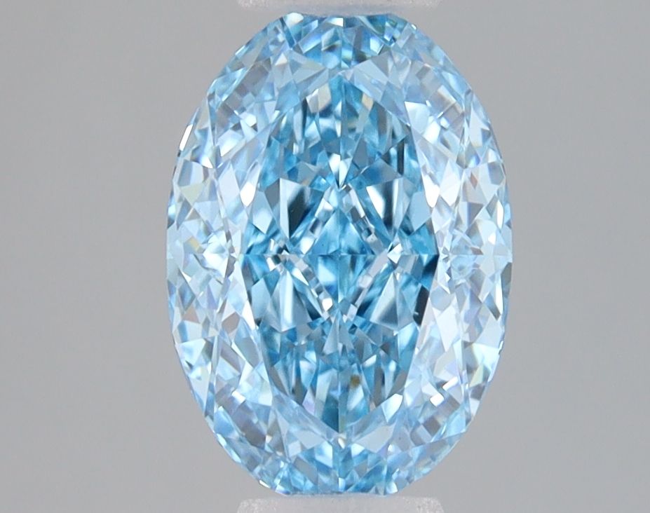 1.7 CT Fancy Vivid Blue OVAL