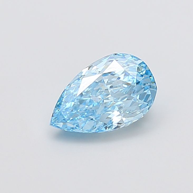 1.52 CT Fancy Vivid Blue PEAR