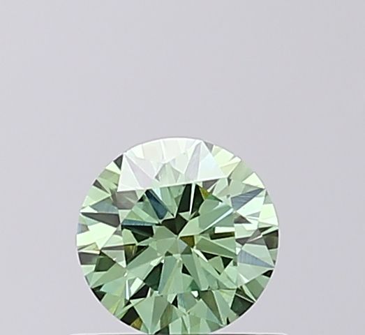 0.45 CT Fancy Vivid Green ROUND