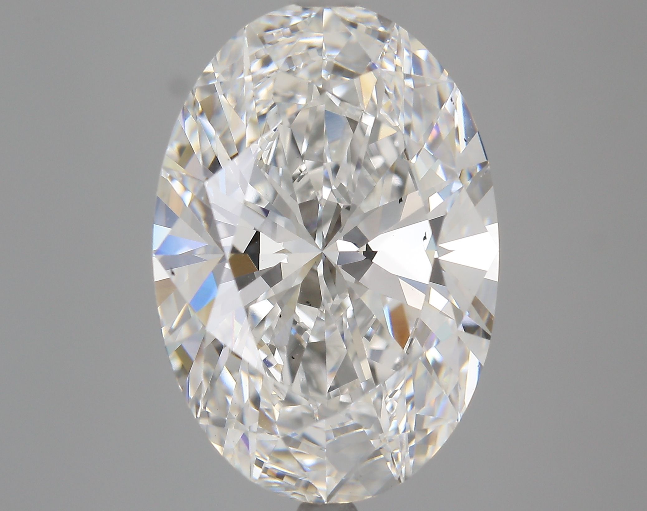 7.04 ct. oval Lab Grown Diamond front image
