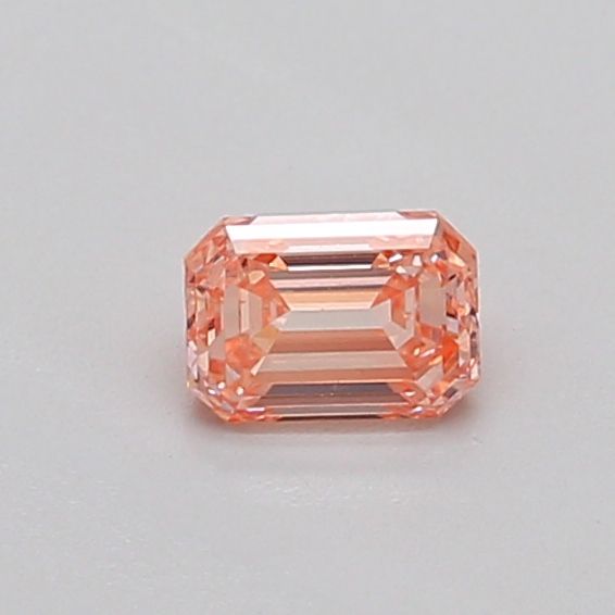 0.32 CT Fancy Intense Brownish Orange EMERALD