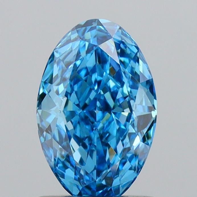1.0 CT Fancy Vivid Blue OVAL