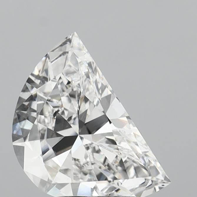 1.59 ct lab-grown Half moon Diamond