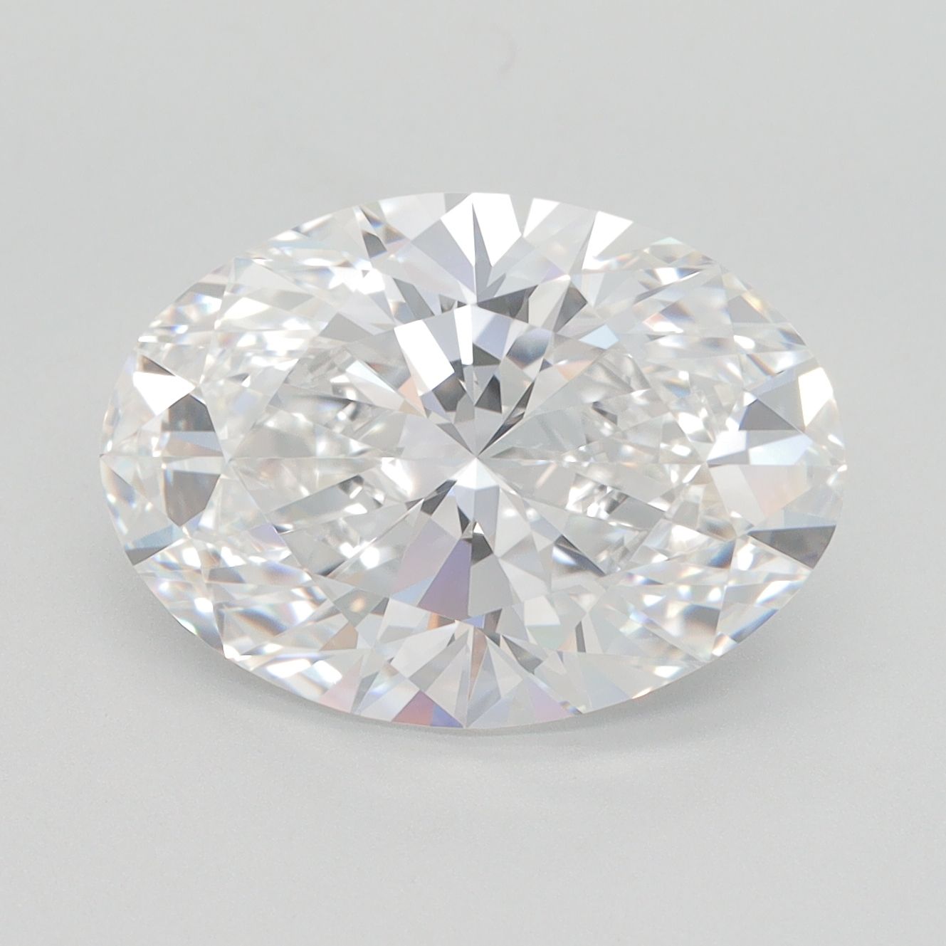 5.35 ct. oval Lab Grown Diamond front image