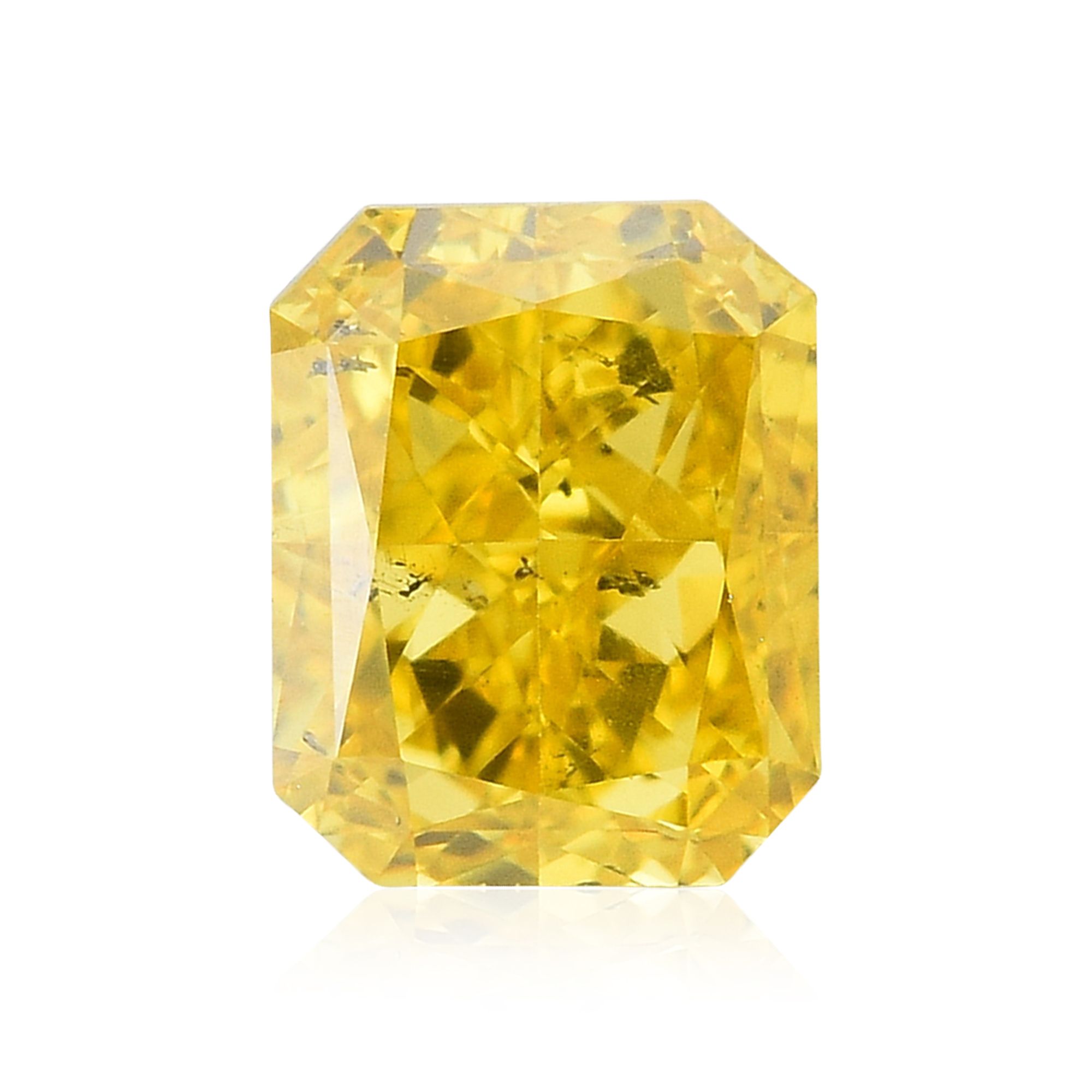 Diament 0.5 ct Fancy Vivid Orangey Yellow/