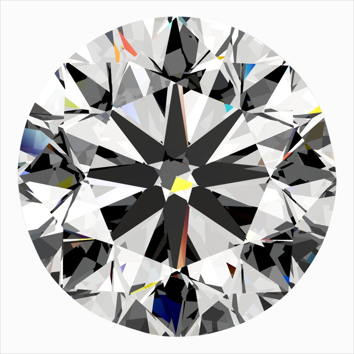 Diamant Rond 0.40 ct - Couleur H - Pureté VS1