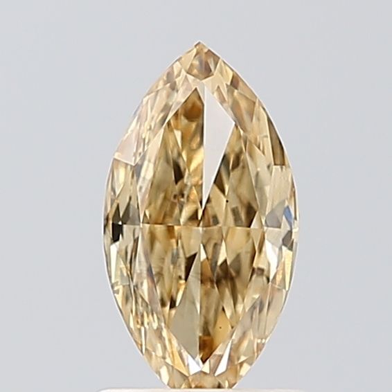 0.99 CT Fancy Light Brownish Yellow MARQUISE
