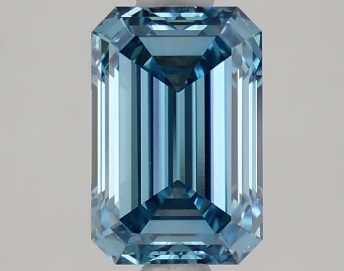1.59 CT Fancy Vivid Blue EMERALD
