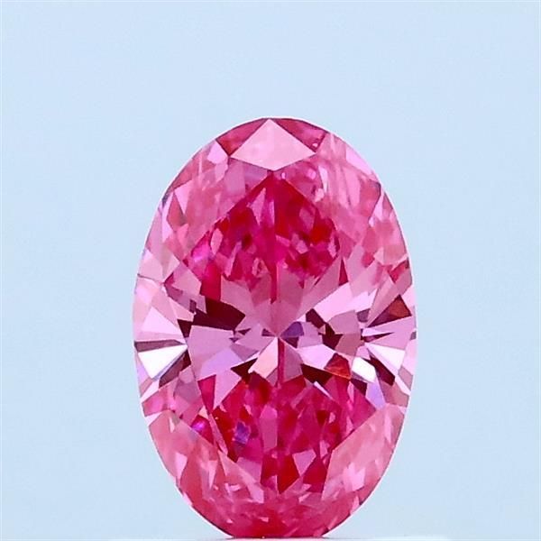 0.5 CT Fancy Vivid Pink OVAL