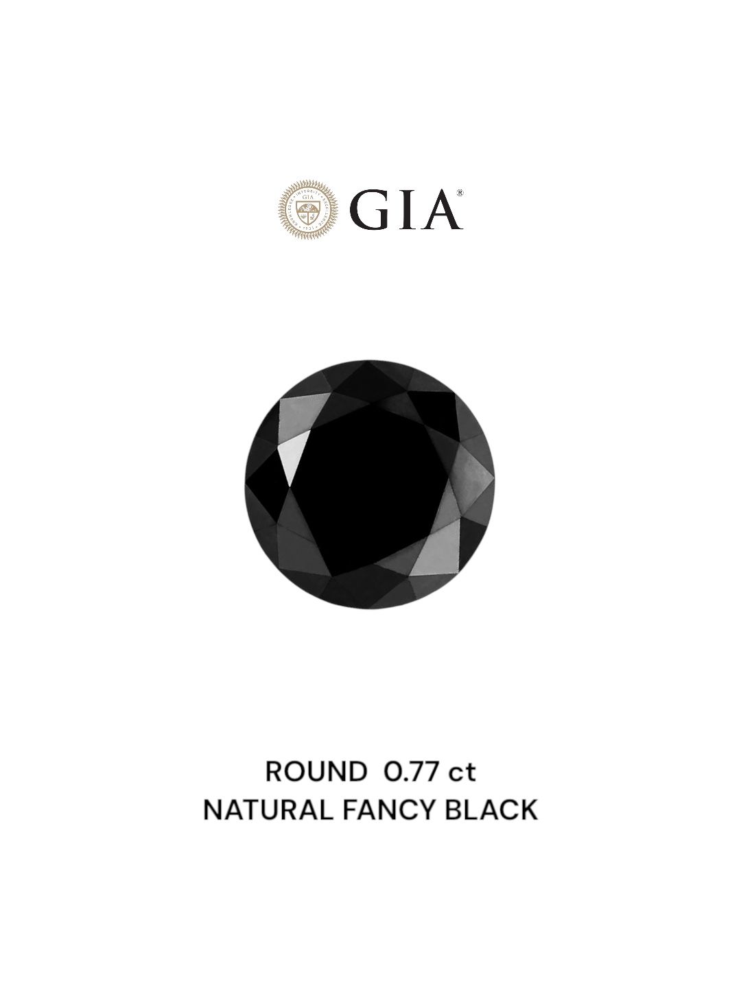 0.77 ct Round diamond