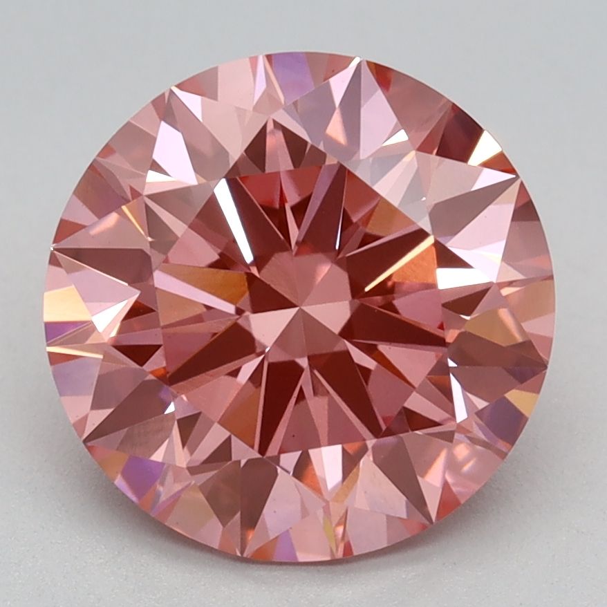 2.56 ct. round Lab Grown Diamond front image