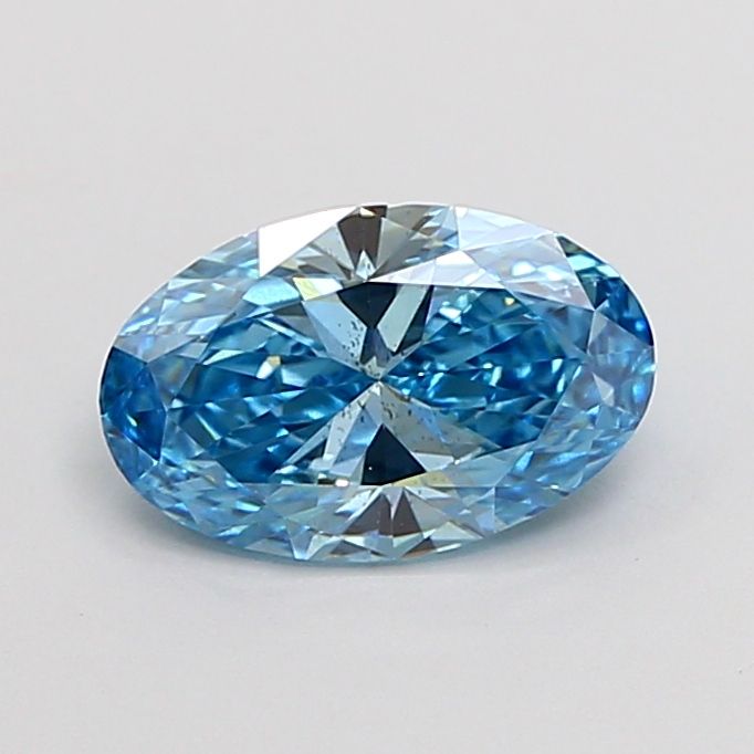 1.0 CT Fancy Vivid Blue OVAL