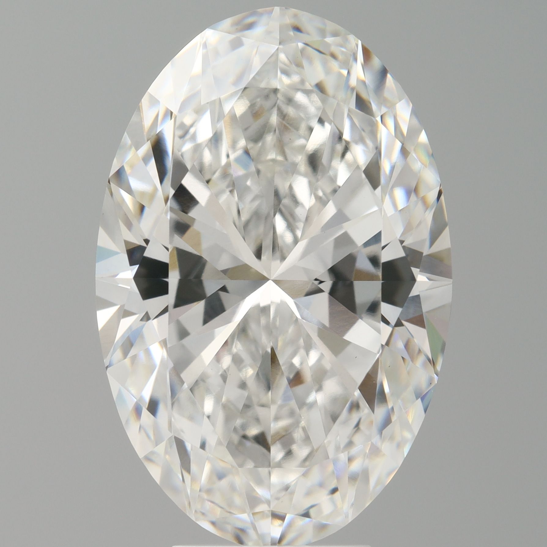7.09 ct. oval Lab Grown Diamond front image