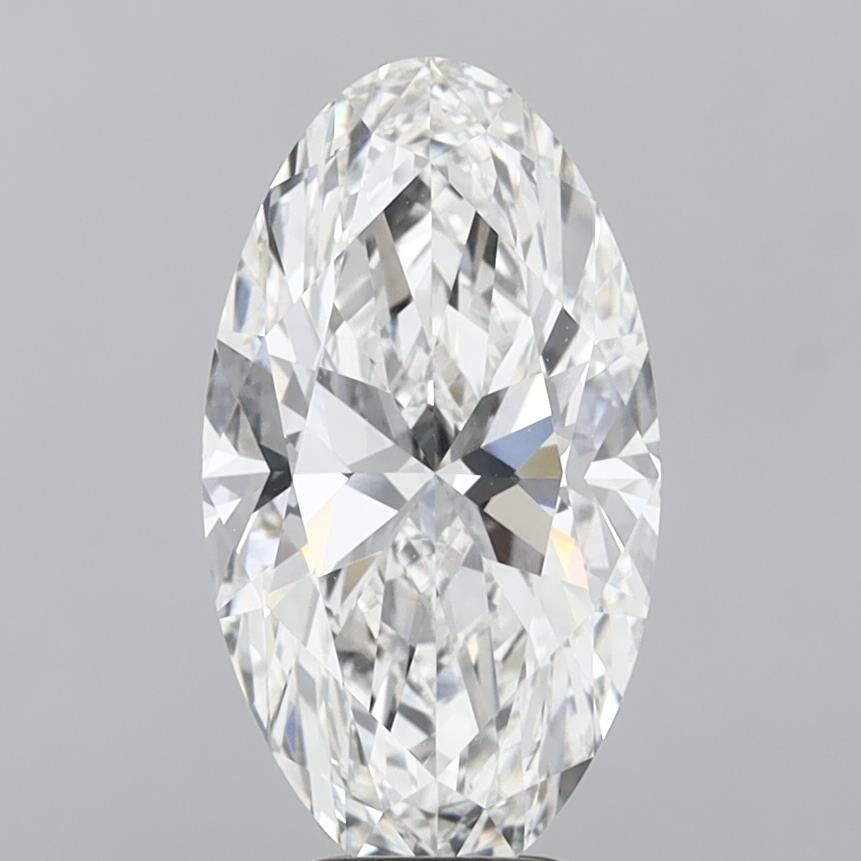 6.07 ct. oval Lab Grown Diamond front image