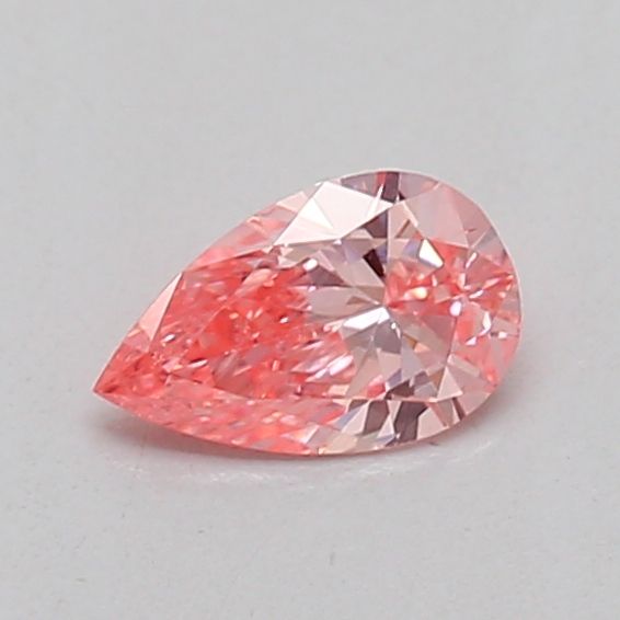 0.19 CT Fancy Vivid Pink PEAR