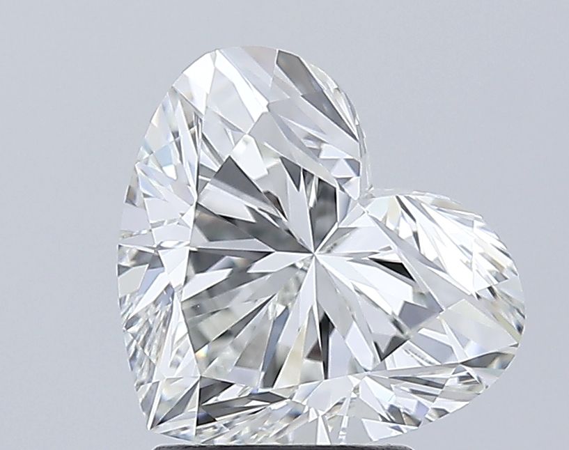 2.54 ct. heart Lab Grown Diamond front image