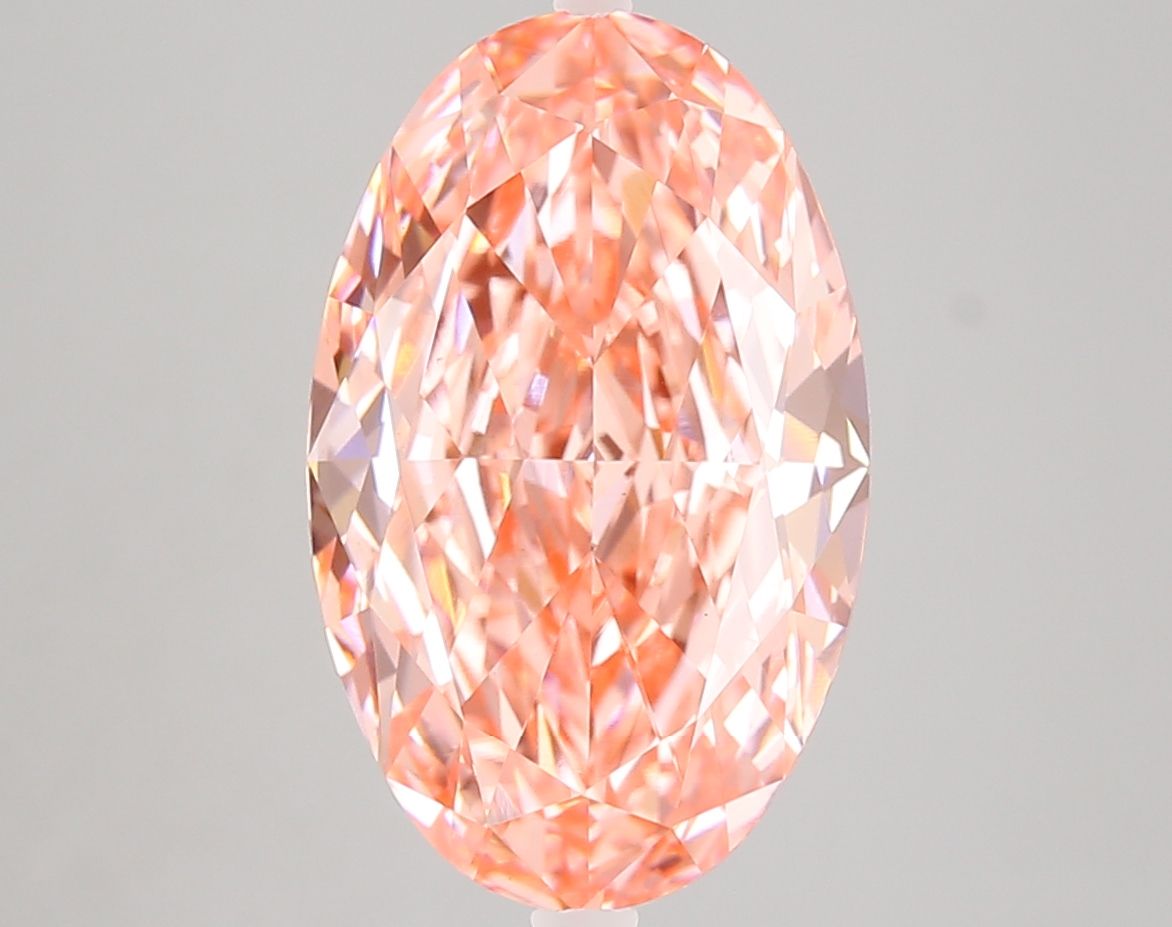6.07 ct. oval Lab Grown Diamond front image